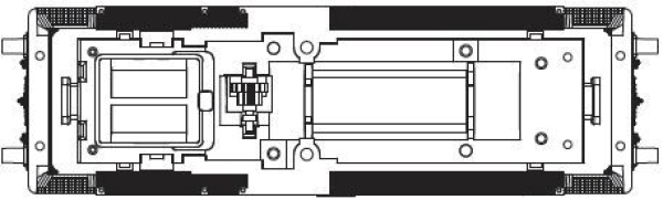 TT Piko Ersatzteile D SKL Diesellokomotive BR 345 Rahmen mit Zahnräder, etc.......................................................
