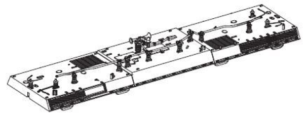 TT Ersatzteile Elektrolokomotive Dach mit Lüftergitter, etc.................................................................
