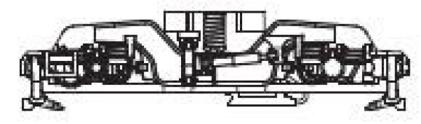 TT Ersatzteile Elektrolokomotive Drehgestell mit Treppen, etc...............................................................