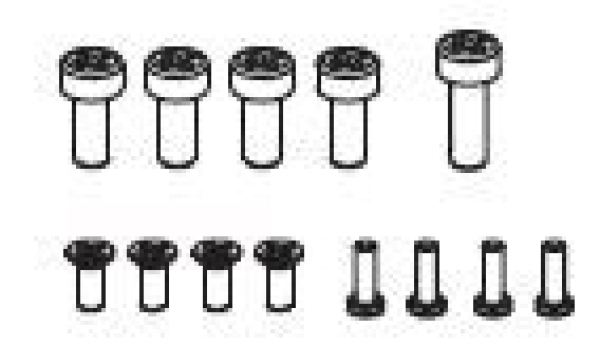 TT Piko Ersatzteile Ch BLS Elektrolokomotive Taurus, BR 187 002- 1, 4A, Ep.VI, Schraubenset, 13teilig, etc....................