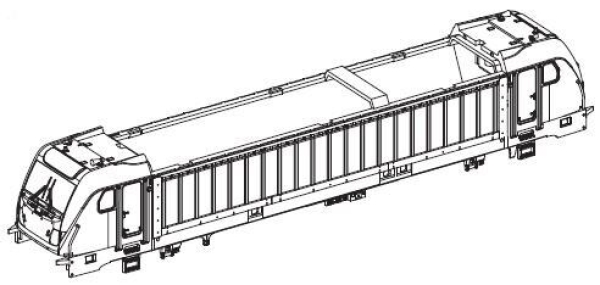TT Piko Ersatzteile D DB Elektrolokomotive BR 147.5, 4A, Ep.VI, Stromabnehmer 4, Gehäuse komplett, etc...........................