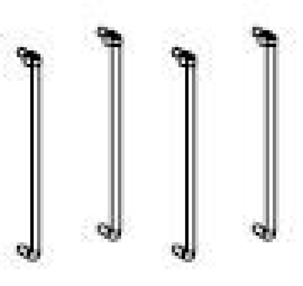 TT Piko Ersatzteile D DB Elektrolokomotive BR 150 120- 4, 6A, Ep.V, blau- beige Türhandlauf, St.4, etc................