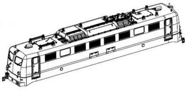TT Piko Ersatzteile D DB Elektrolokomotive BR 150 001, 6A, Ep.III, grün, Gehäuse, komplett, etc..........