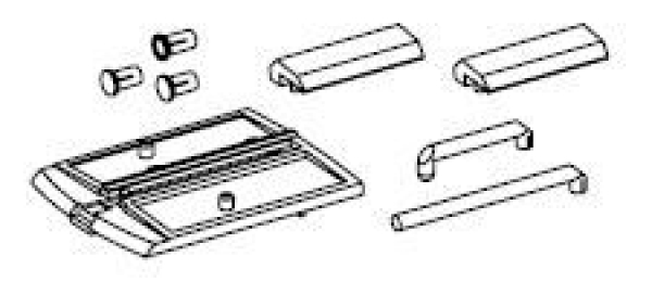 TT Piko Ersatzteile D DB Elektrolokomotive BR 150 015- 6, 6A, Ep.IV, blau-beige, Leuchtstäbe, etc.........................