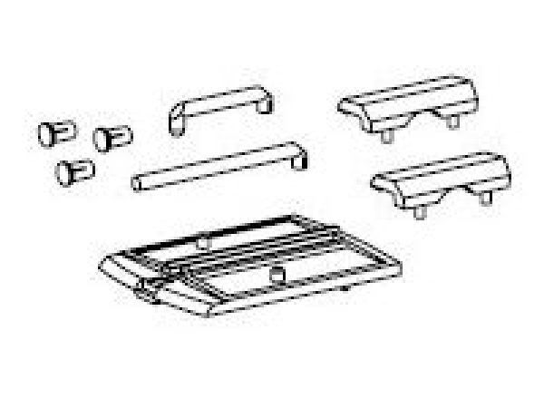 TT Piko Ersatzteile D DB Elektrolokomotive BR 150 001, 6A, Ep.III, grün, Leuchtstäbe, etc....................