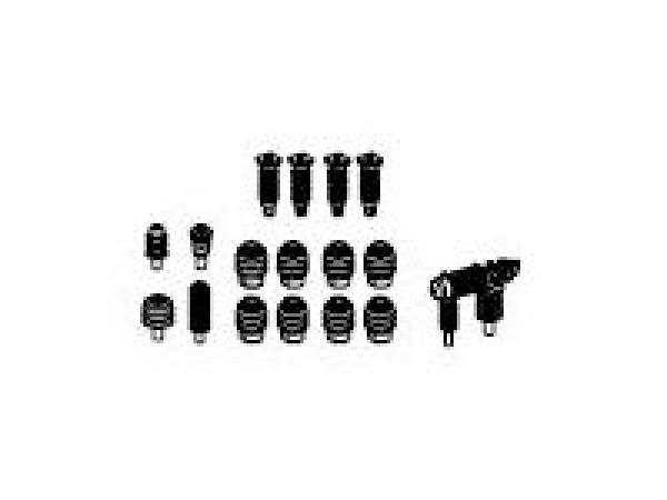 TT Piko Ersatzteile CZ CSD Elektrolokomotive BRS 499.02, 4A, Ep.IV, rot- beige, Isolatoren, etc......................