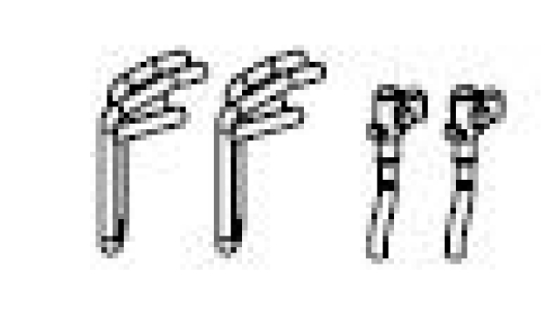 TT Piko Ersatzteile D DR Elektrolokomotive BR  243 064- 3, 4A, Ep.IV, Tritte, Stecker, etc...................