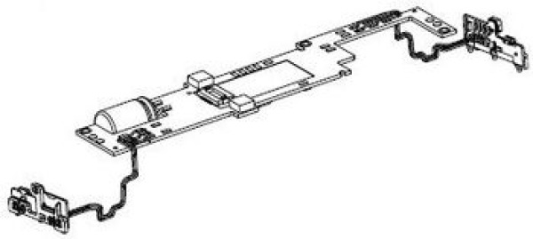 TT Piko Ersatzteile D DR Elektrolokomotive BR 243 064- 3, 4A, Ep.IV, Hauptplatine mit Beleuchtungsplatine+ Kabel, etc...................