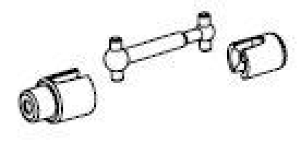 TT Piko Ersatzteile D DR Elektrolokomotive BR 243 064- 3, 4A, Ep.IV, Kardanwelle, und Buchsen, etc....................