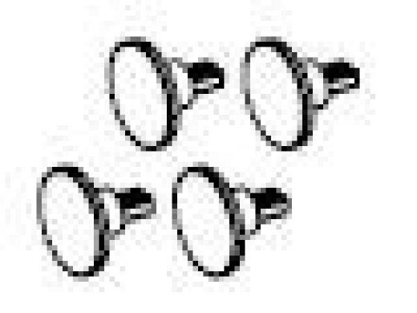 TT Piko Ersatzteile D DR Elektrolokomotive BR 243 064- 3, 4A, Ep.IV, Puffer, St.4, etc..................