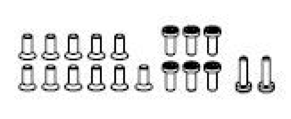 TT Piko Ersatzteile D DR Diesellokomotive TGK2, 2A, Ep.IV, gelb, Schraubenset- 19teilig, etc.....................