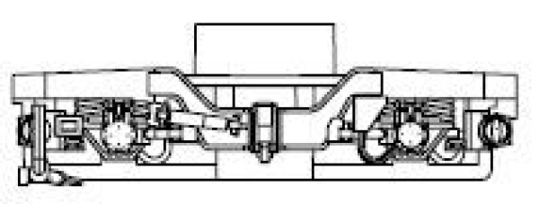 TT Piko Ersatzteile D OVP Diesellokomotive Herkules 253 014- 9, 4A, Ep.V, Drehgestell ohne Piko- Logo, etc.............