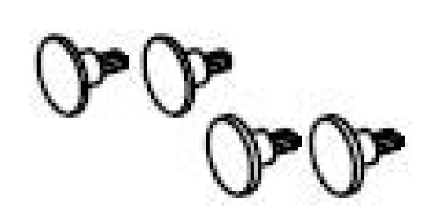 H0 Piko Ersatzteile D DR Reisezugwagen Kl.2, grün, 4A, Ep.IV, Puffer, rechts- links, etc...................