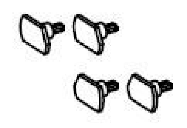 TT Piko Ersatzteile D DR Reko- Speisewagen, 4A, Ep.IV, Puffer rechts/ links, etc.................