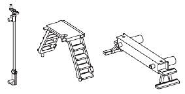 TT Piko Ersatzteile D DR Güterwagen ged. mit Bremserhaus G02, 2A, Ep.III, braun, Stufe Ecke, Leiter, Handbremskurbel, etc....................