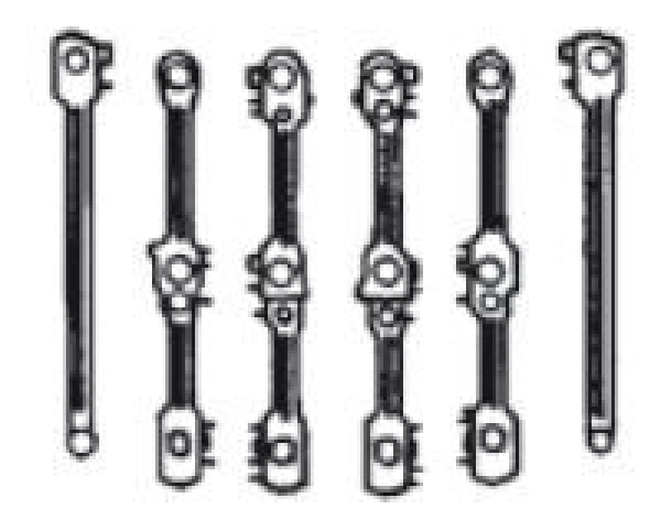 H0 Piko Ersatzteile D DR Dampflokomotive Kohle BR 95 015, 1E1, Ep.III, Steuerungsteile, etc...............