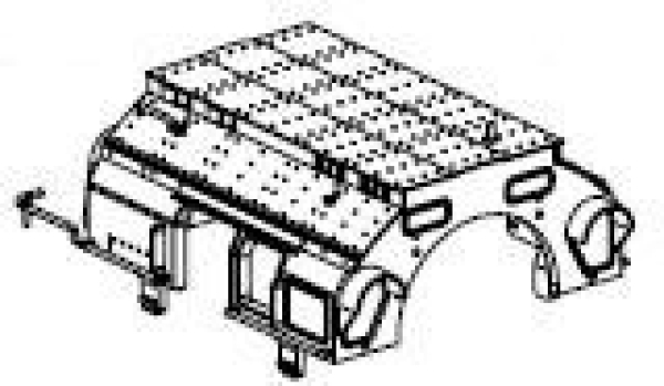H0 Piko Ersatzteile D DB Dampflokomotive BR 78 134, 2C2, Ep.III, Führerhaus, etc.............