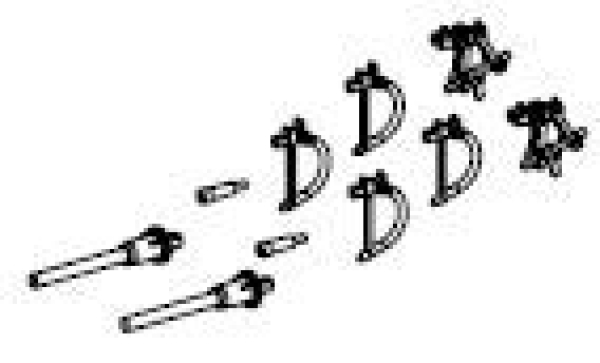 H0 Piko Ersatzteile D DR Dampflokomotive BR 78 469, 2C2, Ep.III, Zughaken, Bremsschlauch, lang, etc...........