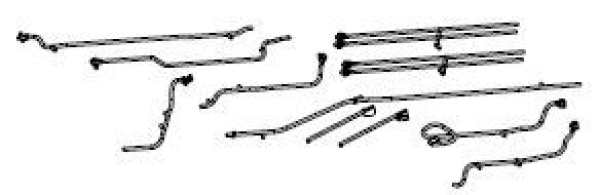 H0 Piko Ersatzteile D DB Dampflokomotive BR 78 246, 2C2, Ep.IV, Leitungen Kessel, etc...........