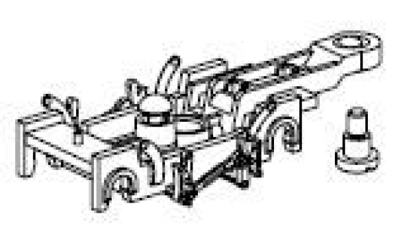 H0 Piko Ersatzteile D DR Dampflokomotive BR 83 1027- 8, 1D2, Ep.IV, Drehgestellrahmen mit Radschleifer, etc................