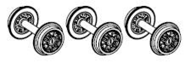 H0 Piko Ersatzteile D DR Dampflokomotive BR 83 1027- 8, 1D2, Ep.IV, Radsatz Vorläufer St.3, DC, etc..................