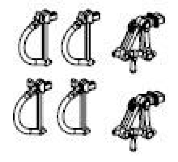 H0 Piko Ersatzteile D DR Dampflokomotive BR 83 1027- 8, 1D2, Ep.IV, Zughaken, Bremsschlauch, lang, etc............