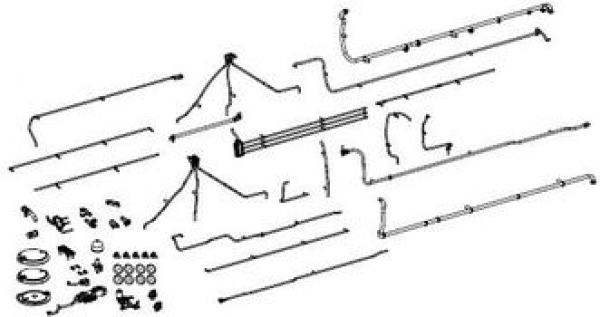 H0 Piko Ersatzteile D DB Dampflokomotive BR 03 088- 2, 2C1, Ep.IV, Anbauteile Kessel, etc............