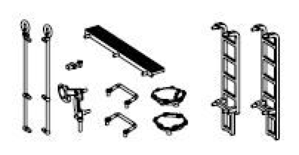 H0 Piko Ersatzteile D DR Dampflokomotive BR 03 100, 2C1, Ep.III, Anbauteile Tender, etc............