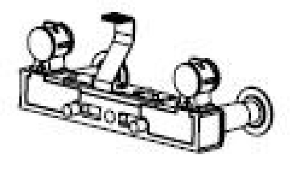 H0 Piko Ersatzteile D DB Dampflokomotive BR 62 002, 2C2, Ep.III, Pufferbohle hinten mit Lampen und Puffer, etc...........