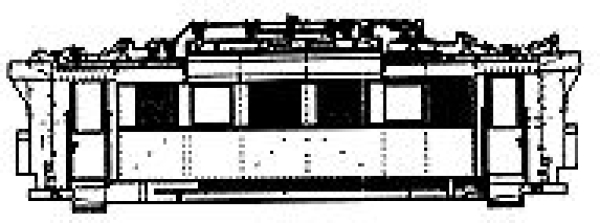 H0 Piko Ersatzteile D DRG Elektrolokomotive E 93 01, Co´Co´, Ep.II, Gehäuse vollständig, aufgerüstet, etc...........