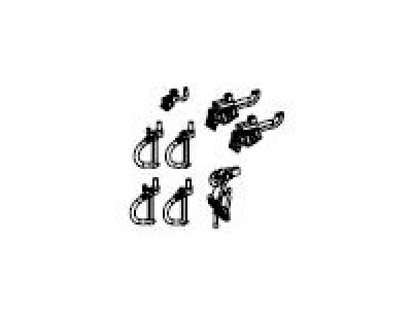H0 Piko Ersatzteile D DB Elektrolokomotive BR 101 081- 8, Ep.IV, verkehrsrot, Bremsschlauch, Zughaken, Heizungsstecker, Steckdose, etc...........