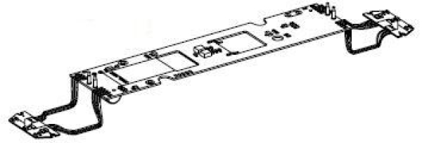 H0 Piko Ersatzteile D DB Elektrolokomotive BR 152 019- 5, Ep.VI, verkehrsrot, Hauptplatine mit Beleuchtungsplatine, etc........... -