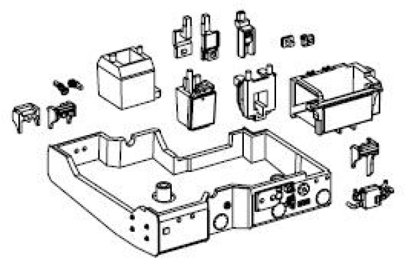 H0 Piko Ersatzteile D WFL Elektro- Diesellokomotive BR 248 ..., " Duck mode ", grün, 4A, Ep.VI, Tank mit Anbauteilen, etc..........