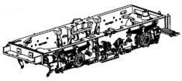 H0 Piko Ersatzteile D DR Elektrolokomotive E 44 124, Ep.III, grün, Drehgestell hinten komplett, DC, etc.........