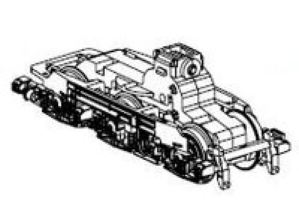 H0 Piko Ersatzteile D DB Elektrolokomotive BR 151 043- 7, Co´Co, Ep.IV, grün, Getriebe 1 komplett DC, etc......................