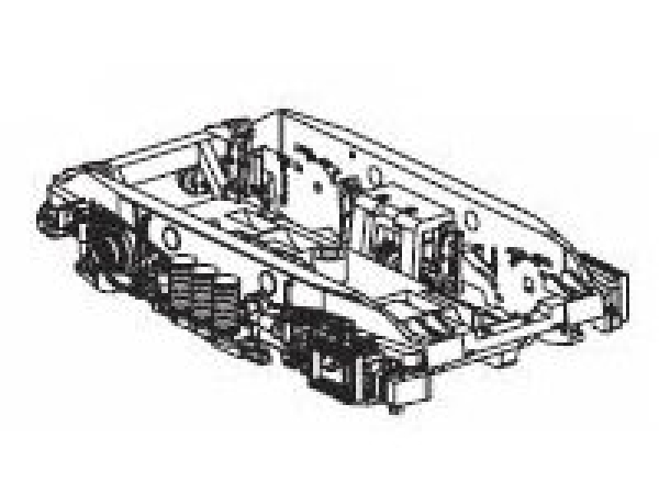 H0 Piko Ersatzteile D DB Elektrolokomotive BR 120 005- 4, Bo´Bo, Ep.IV, beige- rot, Drehgestell, hinten komplett, etc...................
