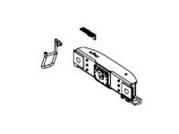 H0 Piko Ersatzteile D DB Elektrolokomotive BR 181 205- 6, Bo´Bo, Ep.IV, blau, Pufferbohle, etc...........