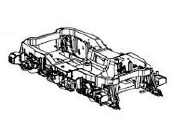 H0 Piko Ersatzteile D DB Elektrolokomotive BR 181 205- 6, Bo´Bo, Ep.IV, blau, Drehgestell, hinten komplett, etc............................
