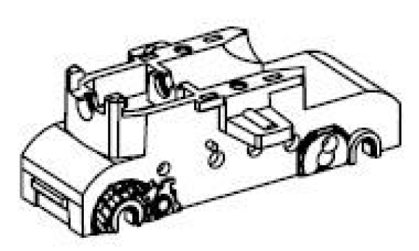 H0 Piko Ersatzteile D DB Elektro ICE BR 412, 4A, Ep.VI, Getriebegehäuse mit Zahnrädern, etc............
