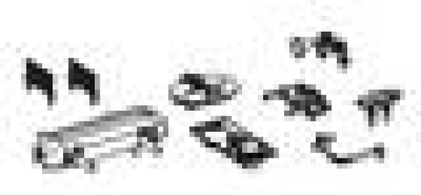 H0 Piko Ersatzteile Hu GYSEV Elektrolokomotive V 43 ..., 4A, Ep.VI, Dachkleinteile, etc............