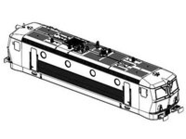 H0 Piko Ersatzteile A ÖBB Elektrolokomotive, Bullaugen, Rh 1044 ..., 4A, Ep.IV, Gehäuse komplett, etc........