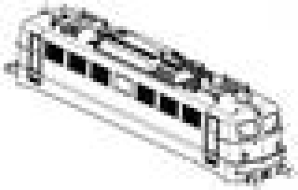 H0 Piko Ersatzteile D DB Elektrolokomotive E 40 166, 4A, Ep.III, grün, Gehäuse, komplett, ohne Stromabnehmer, etc...... ....