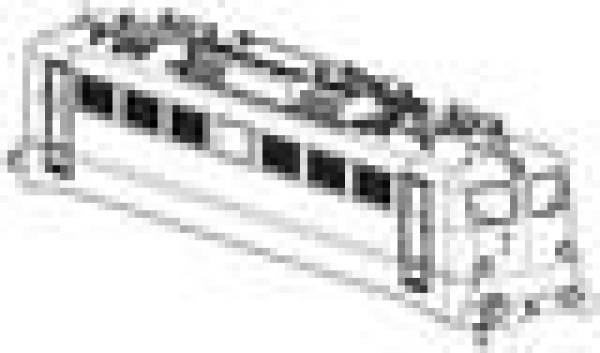 H0 Piko Ersatzteile D DB Elektrolokomotive BR 110 143- 5, 4A, Ep.V, orientrot, mit Latz, Gehäuse komplett, ohne Stromabnehmer, etc........