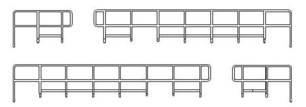 TT Piko Ersatzteile PRI Diesellokomotive G1206, 4A, Handlauf Längsseite, etc...............
