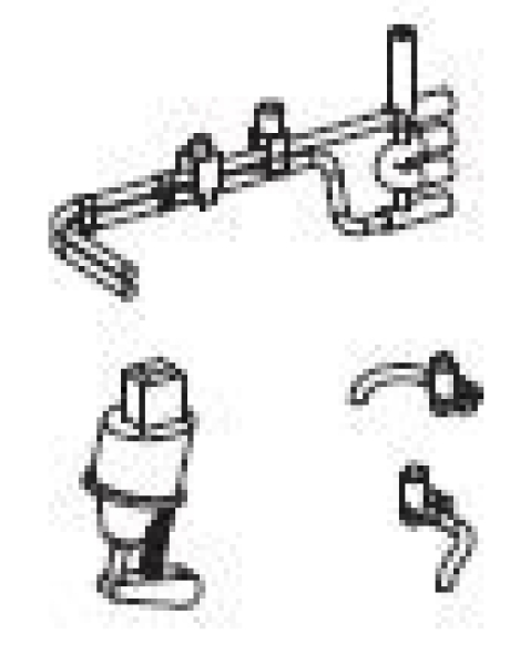 TT Piko Ersatzteile D DB Diesellokomotive BR 312 018. 5, 2A, Ep.V, rot, Chassisanbauteile, 4teilig, etc................