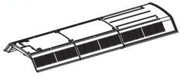 TT Piko Ersatzteile D DR Diesellokomotive, BR 130 003- 7, Dachsegment 2b, etc............