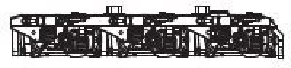 TT Piko Ersatzteile D DR Diesellokomotive BR 130 030- 0, Drehgestell mit Bremse+ Zylinder, etc..............