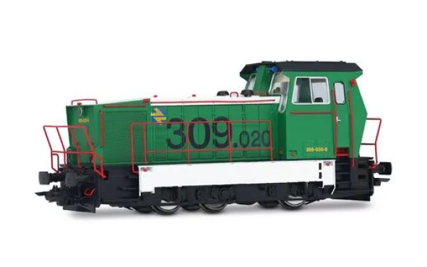 H0 ADIF Diesellokomotive R 309, 3A, Ep.VI, grün/ weiß, Sound, etc..................................................