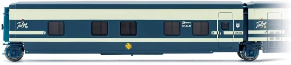 H0 E RENFE Talgo Wagen Cama Azul, Tür links, Schlafwagen etc...............................