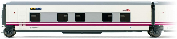 H0 E RENFE SNCF Talgo wagen, Cama Elipsos, Schlafwagen, Tür links, etc..........................